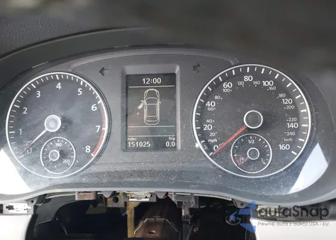 2012 Volkswagen Passat 2.5L Se from USA, damaged, VIN 1VWBP7A34CC090596